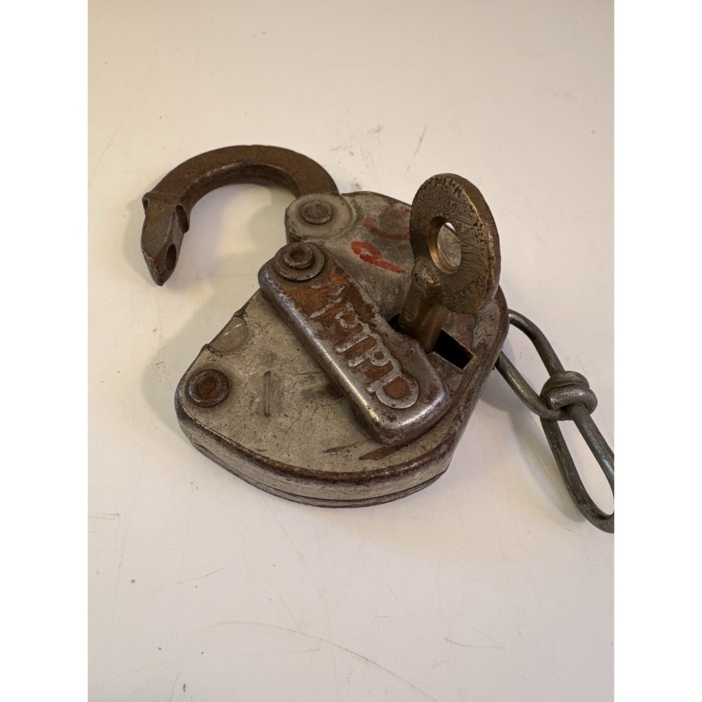 L&N RR Padlock Patent 2040482 Collectible Railroad Lock Vintage Railway Hardware - Picture 4 of 7